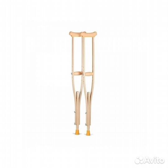 Костыли деревянные (новые в заводской упаковке)