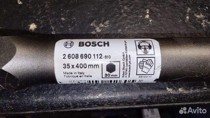 Зубило HEX bosch 2.608.690.112 400 мм