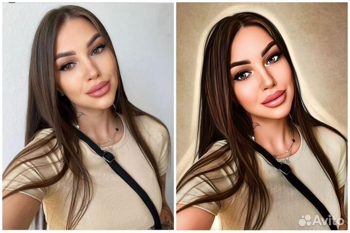 Портрет на холсте по фото