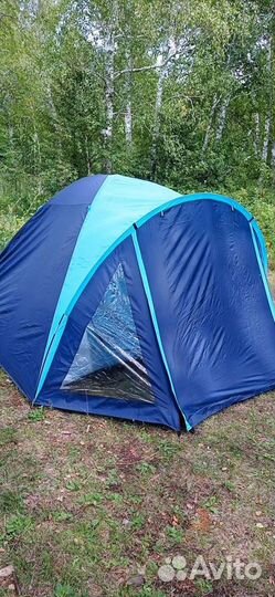 Палатка туристическая 4 местная бу