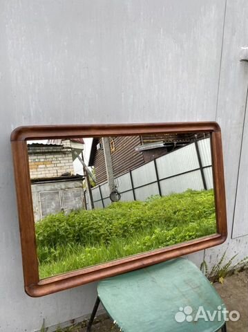 Старинное зеркало, орех, 19в