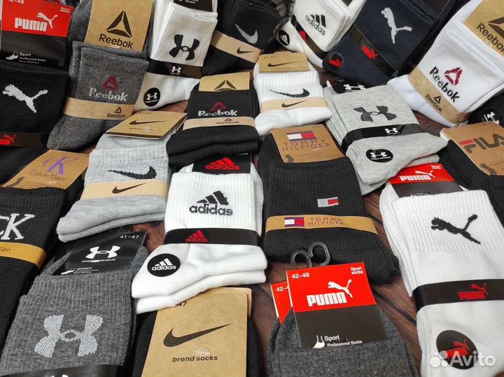 Носки nike adidas tommy lacoste puma качество