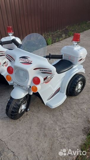 Детский мотоцикл на аккумуляторе бу