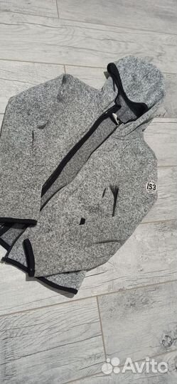 Флисовый джемпер h&m рост 134-140