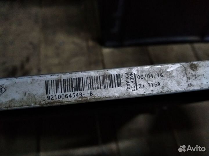 Renault Duster с 2015г 2л МКПП Радиатор