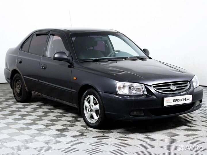 Hyundai Accent 1.5 МТ, 2008, 415 103 км