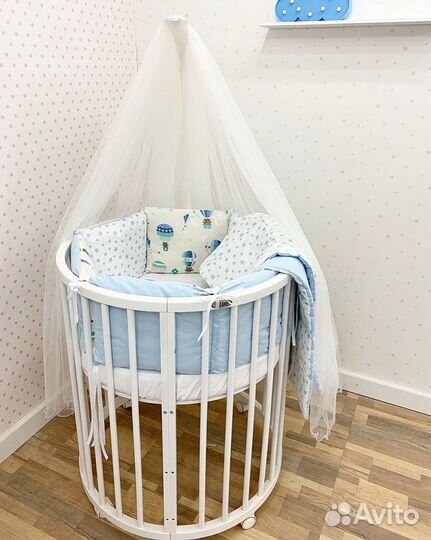 Детская кровать трансформер из массива