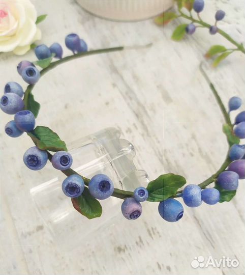 Ободок с ягодками 