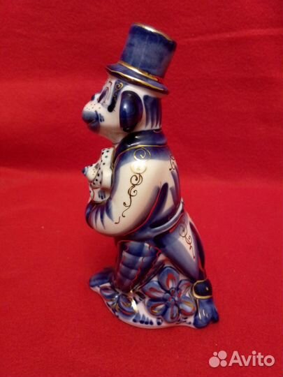 Статутка гжель. Обезьяна