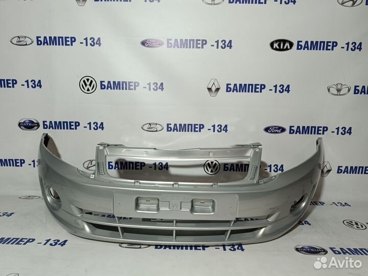 Бампер передний LADA granta серебристый