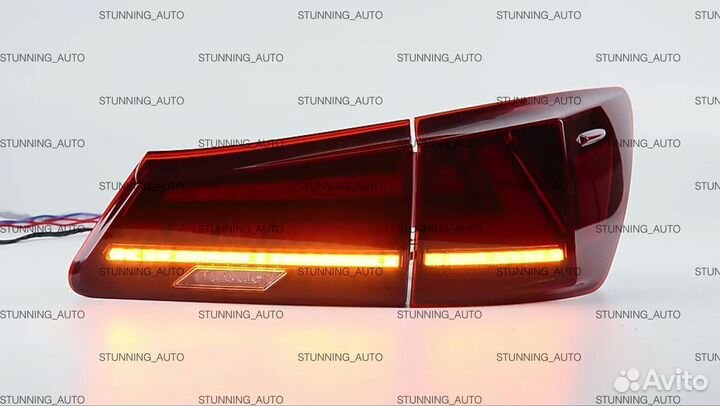 Фонари задние Lexus IS 250 IS 350 красные S2101