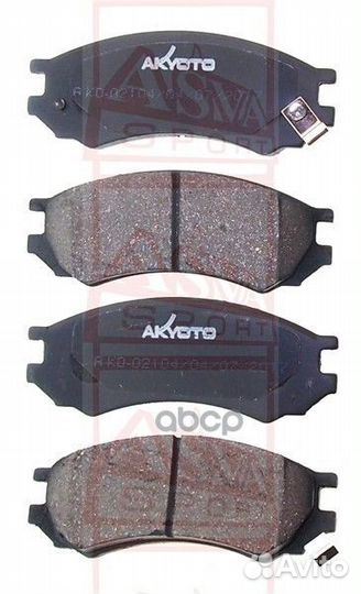 Колодки тормозные дисковые передние AKD-02104 A