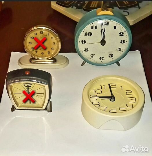 Часы будильник СССР янтарь дружба винтаж раритет