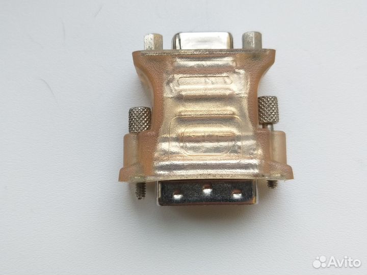 Переходник DVI-A штекер 24+5-pin на VGA 15-pin