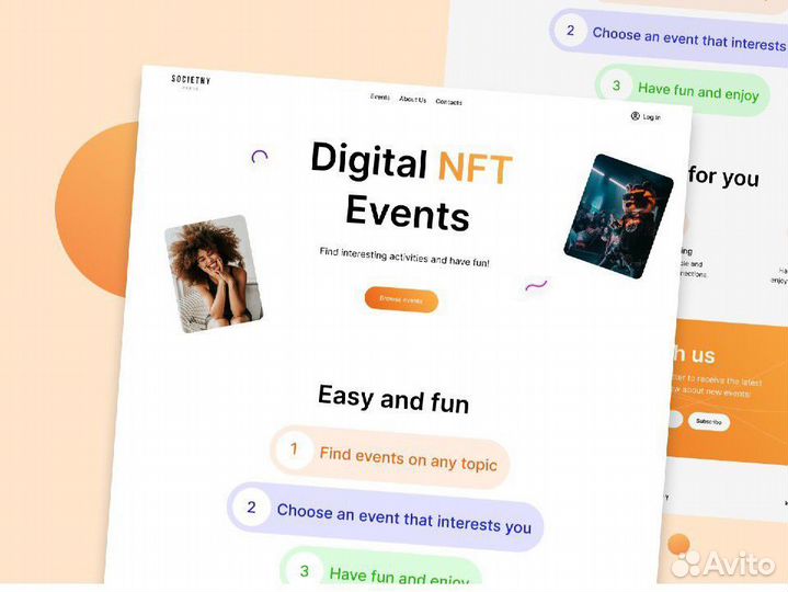 UI/UX Дизайн сайта, мобильных приложений