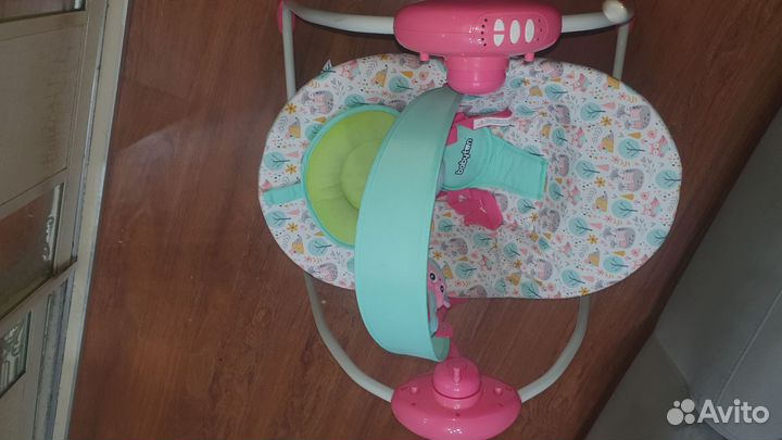 Детские электронные качели babyton