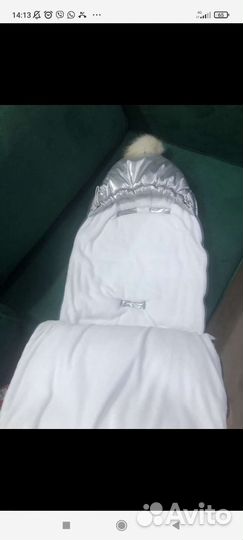 Зимний конверт в коляску