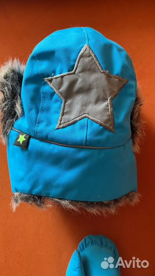 Шапка шлем и краги Molo