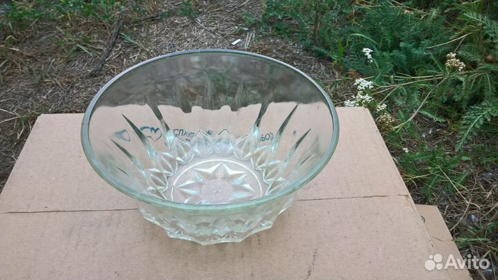 Салатницы стекло СССР 3 штуки разные