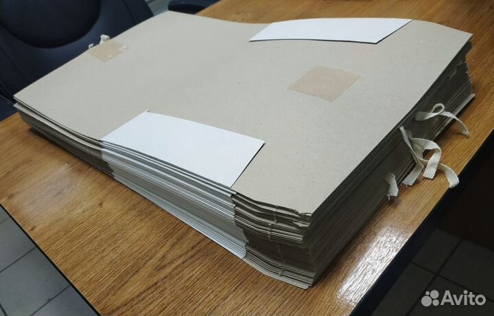 Папка картонная с завязками