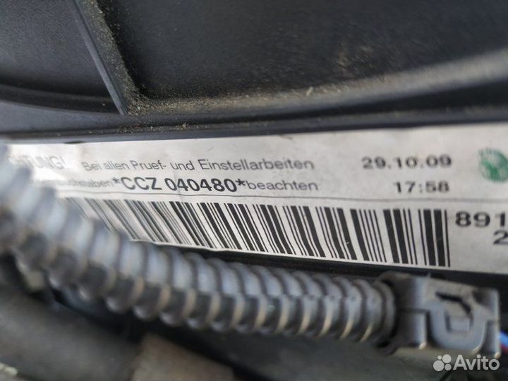 Двигатель Volkswagen Golf Gti VI 2.0 CCZ 2010