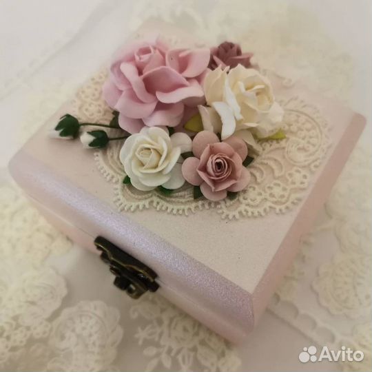 Шкатулка для колец на свадьбу