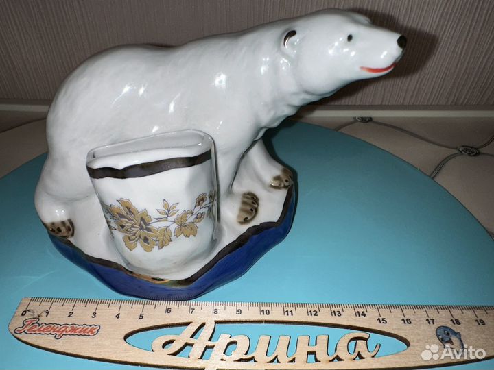 Фарфоровые статуэтки карандашницы Кисловодск лфз