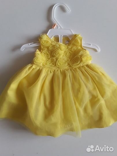 Нарядное платье для малышки 1 месяц