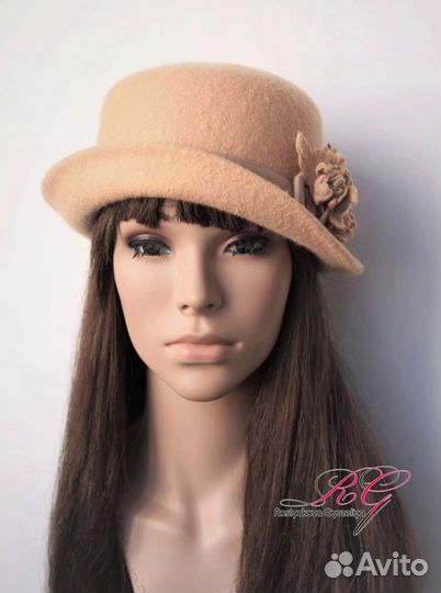 Шляпа женская валяная