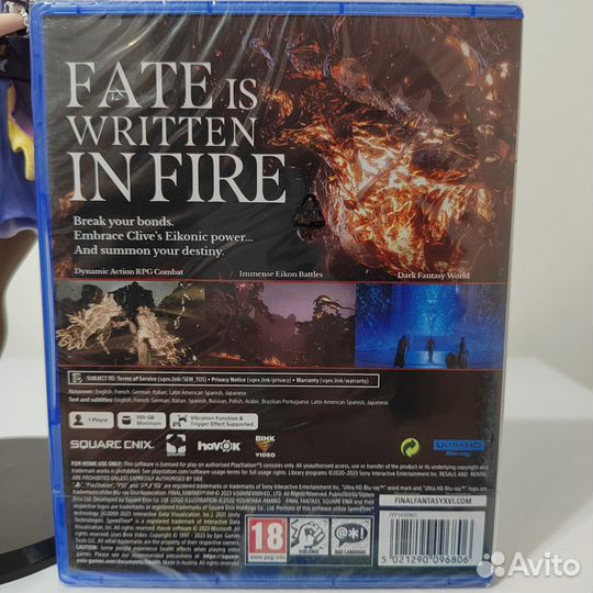 Final Fantasy 16 PS5. Диск Новый. Рус. Субтитры