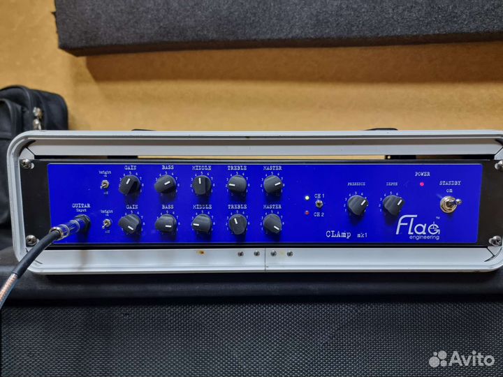 Гитарный стек кабинет ламповый усилитель педали