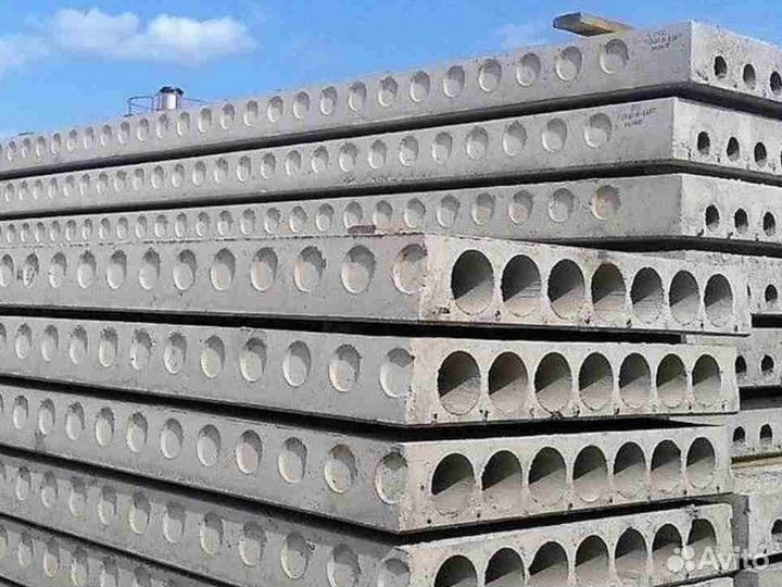 Плиты перекрытия пустотные