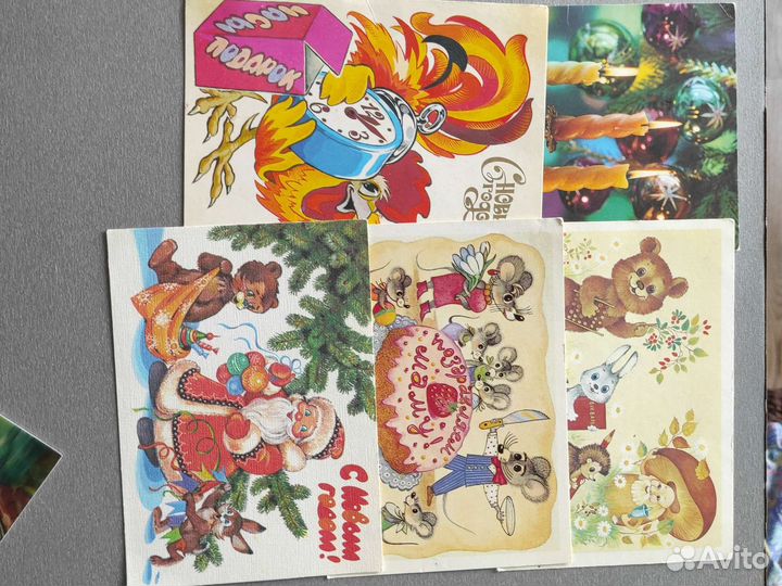 Коллекционные открытки и календарики