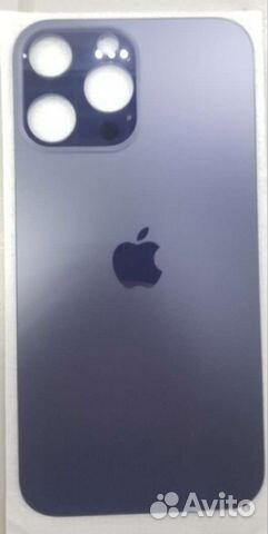 Заднее стекло iPhone XR в стиле 13 Pro фиолетовый