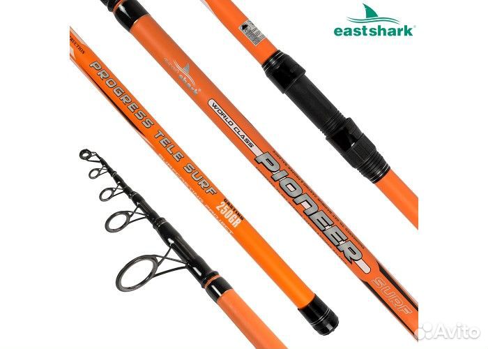 Спиннинг морской tele surf Pioneer 100-250г 4,8м