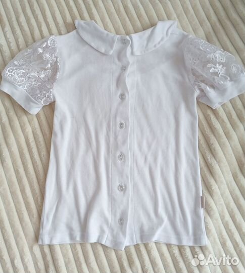 Блузка школьная 128 134