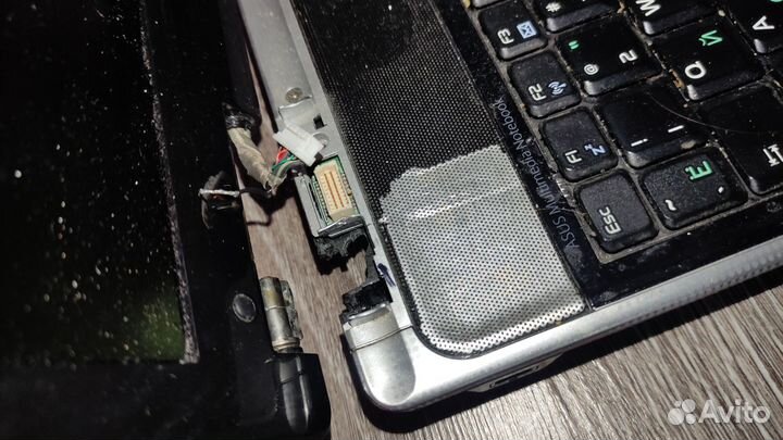 Ноутбук asus на запчасти
