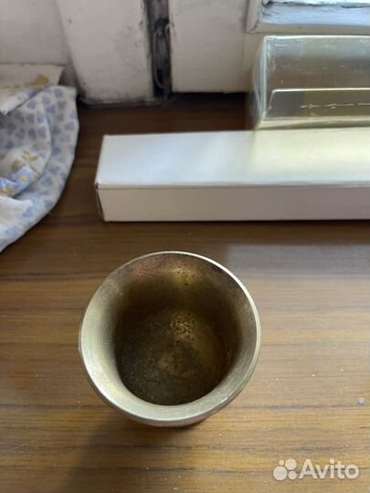 Стакан латунь