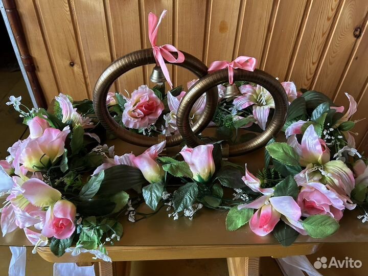 Украшение свадебные на машину