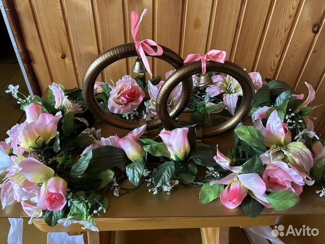 Украшение свадебные на машину