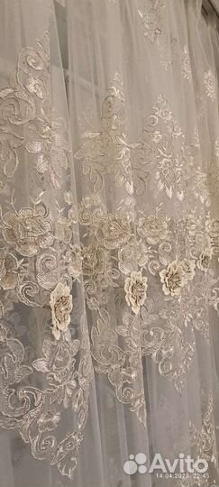 Шторы тюль бархат готовые