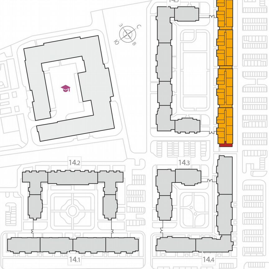 1-к. квартира, 40,1 м², 1/8 эт.