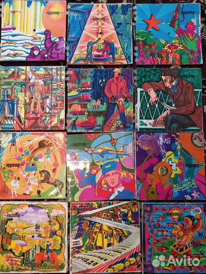 Музыкальный журнал Кругозор за 1974 год (комплект)