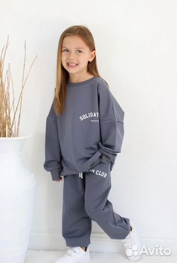 Детский костюм однотонный