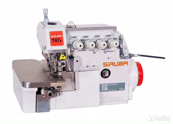 Оверлок с закрепкой Siruba 747K-514M5-23/BK