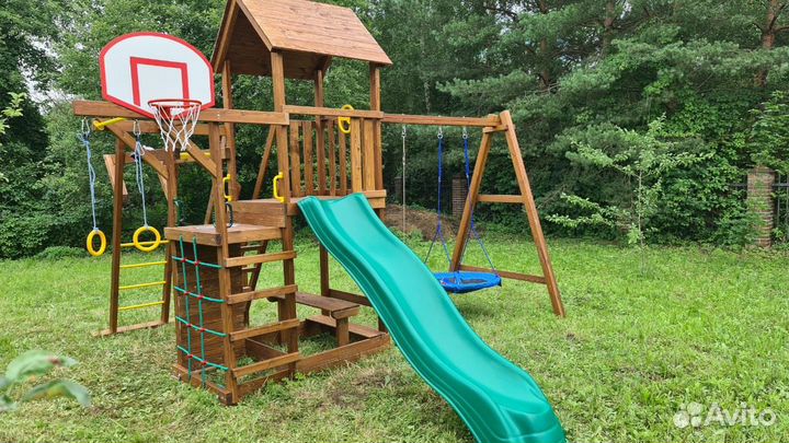 Игровые деревянные площадки