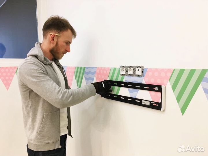 Установка телевизора. Повесить телевизор на стену