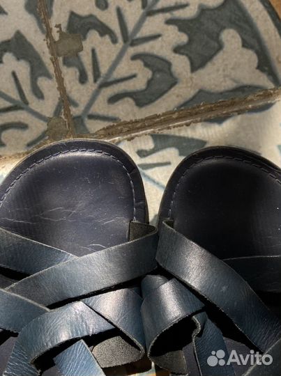 Сандали кожаные