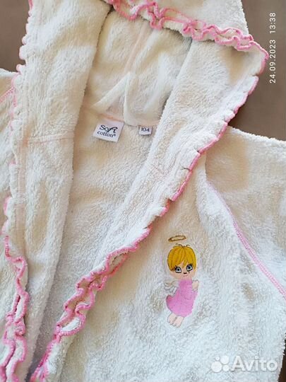 Халат белый 104 хлопок