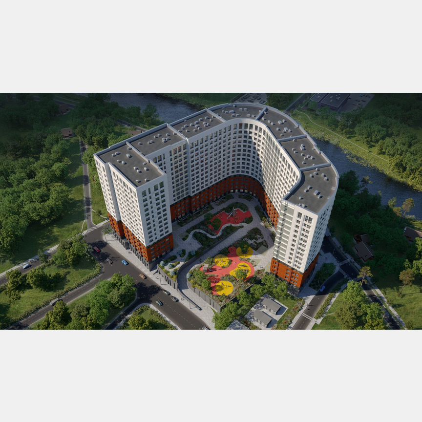 1-к. квартира, 43,1 м², 2/17 эт.